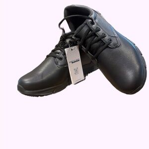 Classic Black Men's Work Sneakers - Unbranded